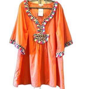 Velzera Swimsuit Cover-up/Dress/Tunic - Size 1X - NWT